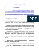 Decreto Supremo N 001 2007 EM