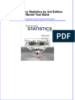 Elementary Statistics by 3rd Edition Navidi Test Bank Online Ebook Textbook Full Chapter PDF