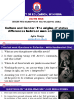 GENDER & DEVELOPMENT 3 - Culture & Gender-1