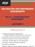 HRM L3 Job Analysis