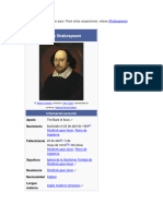 Shakespeare Biografia