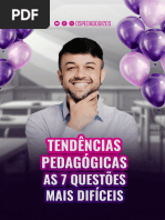 19H - Tendências Pedagógicas As 7 Questões Mais Difíceis - Prof. Fernando Sousa