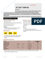 Shell Advance 4T AX7 10W-40: Performance, Features & Benefits Specifications, Approvals & Recommendations