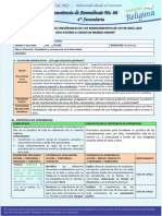 6ta Experiencia de Aprendizaje - 4to. G.