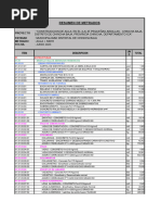 Planilla de Metrados