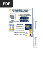 Calculo de Acero Columnas Por Aci 318