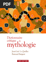 Jean-Loïc Le Quellec-Dictionnaire Critique de Mythologie-Jericho