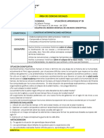 Situacion de Aprendizaje #09 Analizamos El Colapso Del Mundo Medieval en Un Mapa Conceptual CC - SS de 2do Grado Bety