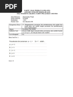 SIS - Kartu Soal UJIAN SEKOLAH - MATH WAJIB - 2024