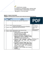 Susunan Acara KNM 22 Tahun 2024 (5 Juli 2024)