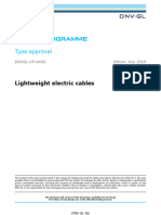 DNVGL-CP-0400 - Lightweight Electric Cables