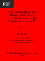 The Archaeology and History of The Carpi From The Second To The Fourth Century A.D