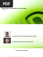 Webinar Fast-Track To Generative AI With NVIDIA