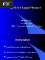 Confined Space Program