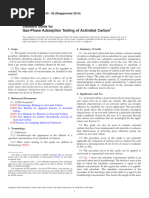 Gas-Phase Adsorption Testing of Activated Carbon: Standard Guide For