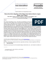 Theory Investigation of The Dispersion Interaction in Argon