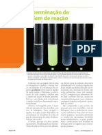 Determinacao Da Ordem de Reacao Quimica