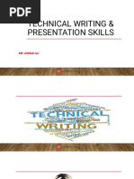 Technical Writing & Presentation Skills Lecture I