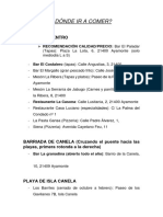 ¿Dónde Ir A Comer?: Ayamonte Centro