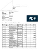 Account Statement From 1 Apr 2023 To 31 Mar 2024: TXN Date Value Date Description Ref No./Cheque No. Debit Credit Balance