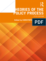 Weible - 2023 - Theories of The Policy Process