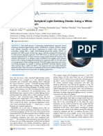 Aguiño Et Al 2018 Single Component Biohybrid Light Emitting Diodes Using A White Emitting Fused Protein