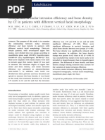 Comparison of Molar Intrusion Efficiency and Bone Density