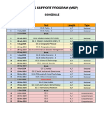 MSP 2024-25 Schedule and Guidelines Final