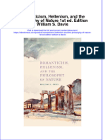 Romanticism, Hellenism, and The Philosophy of Nature 1st Ed. Edition William S. Davis Full Chapter Instant Download