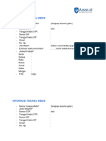 Form Informasi Tenaga Mediss