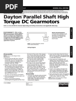 Parallel Shaft High Torque DC Gearmotors