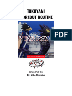 Tokoyami Workout PDF