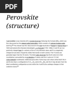 Perovskite (Structure) - Wikipedia