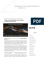 Trilha de Aprendizagem Da Formação Cientista de Dados 4.0 - Data Science Academy