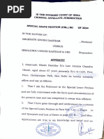 Affidavit Amarnath Ghosh