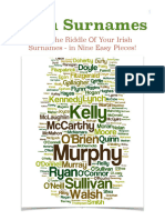 Irish Surnames 9 Easy Pieces