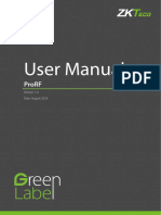 Prorf User Manual v1.0 - Standalone