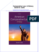 American Comparative Law: A History David S. Clark Full Chapter Instant Download