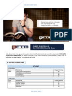 Matriz Curricular Areas-FTM-2022