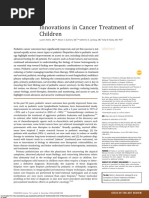 Innovations in Cancer Treatment of