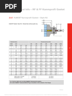 2.4.1 KaMOS® Kammprofil Gasket - Style RU Dimension For All Available Size