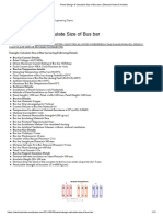 Panel Design & Calculate Size of Bus Bar - Electrical Notes & Articles