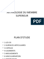 Arthrologie Du Membre Supérieur