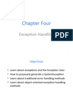 Chapter 04 Exception Handling