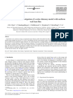 Chen - 2003 - An Experimental Investigation of A Solar Chimney Model With Uniform Wall Heat Flux