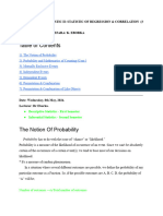 SOC247-Social Statistic II-Statistic of Regression & Correlation