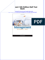 Management 10th Edition Daft Test Bank All Chapters