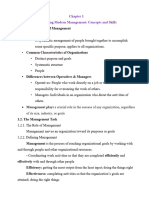 Summary Principles of Management