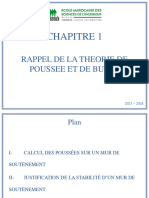 CHAPITRE 1 - Rappel de La Théorie de Poussée Et de Butée