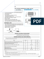 P6Smb-Au Series: Surface Mount Transient Voltage Suppressor Power 600 Watt